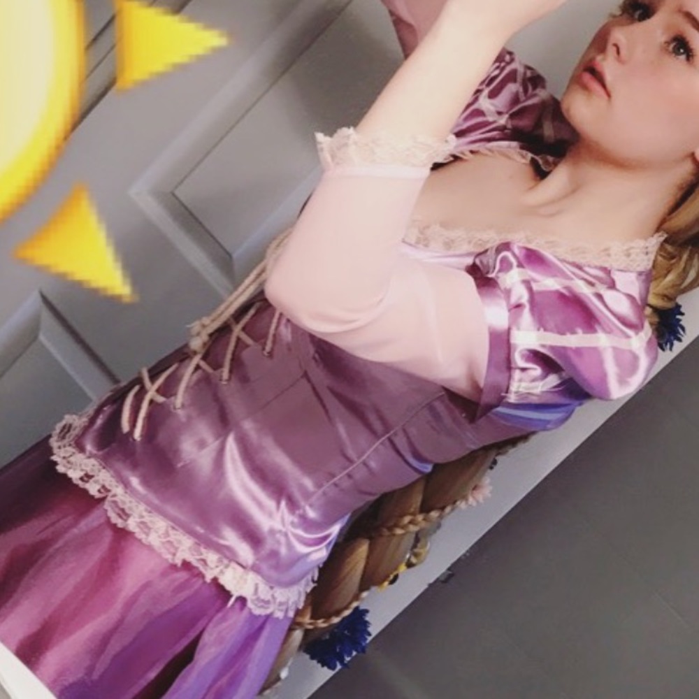 Rapunzel Costume Cosplay Dress